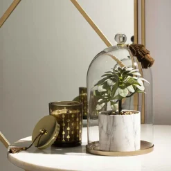 atmosphera Plantas Y Flores Artificiales|Estilo Étnico>Planta artificial con campana 25cm