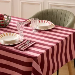 atmosphera Platos>Plato de postre CHERI rojo de porcelana 19cm