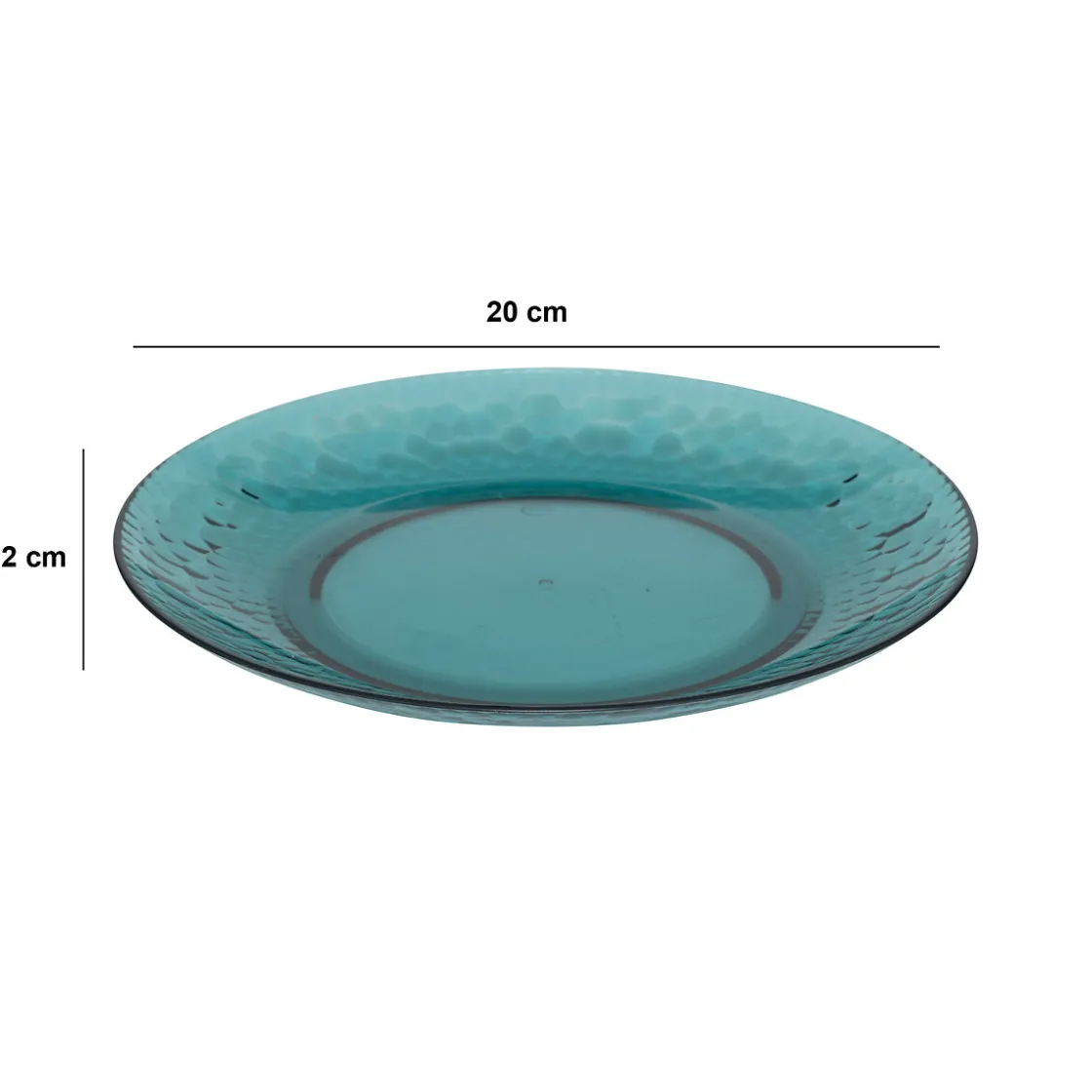 5five Platos>Plato de postre ESTIVA 20cm verde de poliestireno