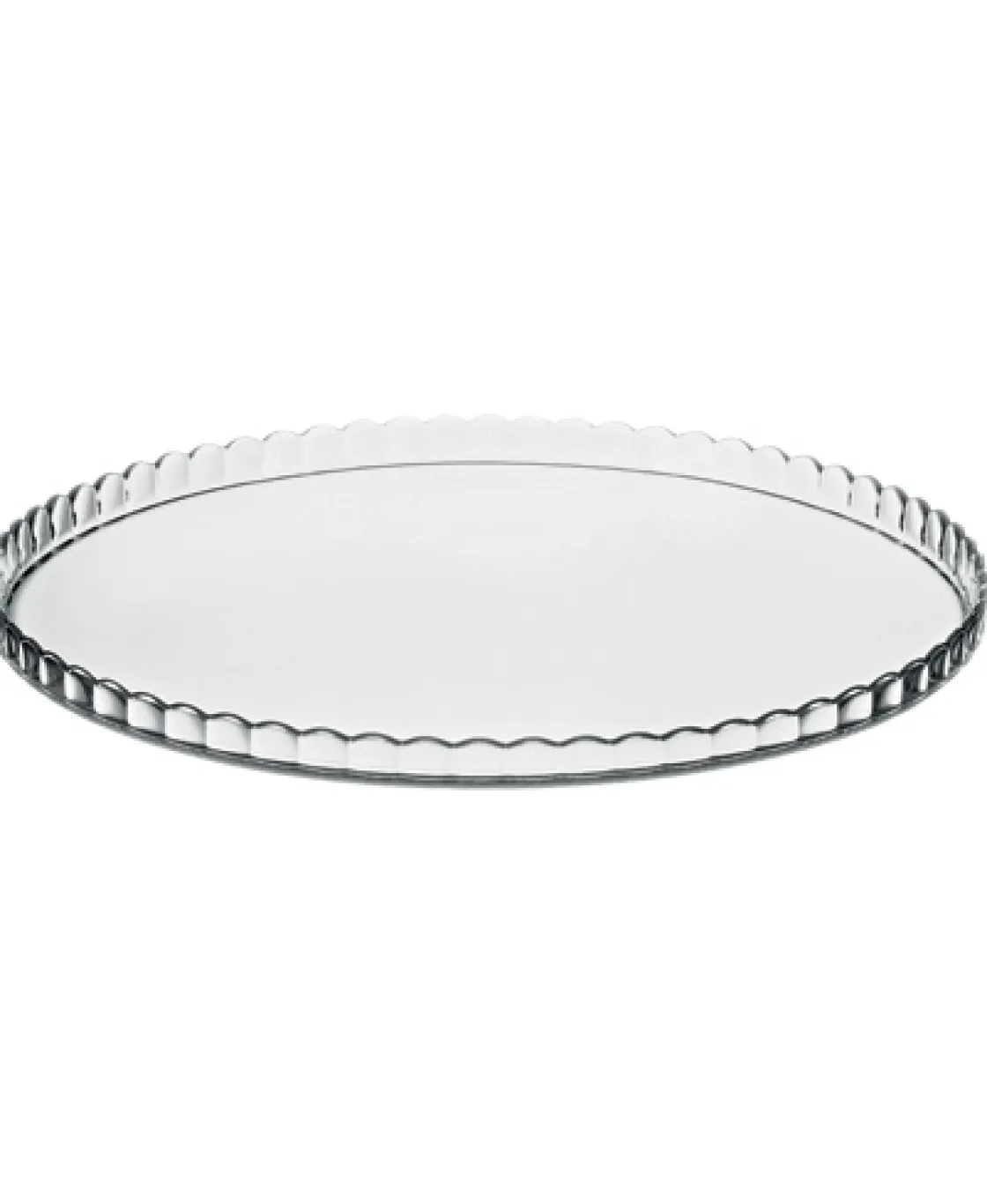 Platos Para Tartas, Tartas Y Bombones>Plato De Tarta De Vidrio 32.8x32.7x2.1Cm