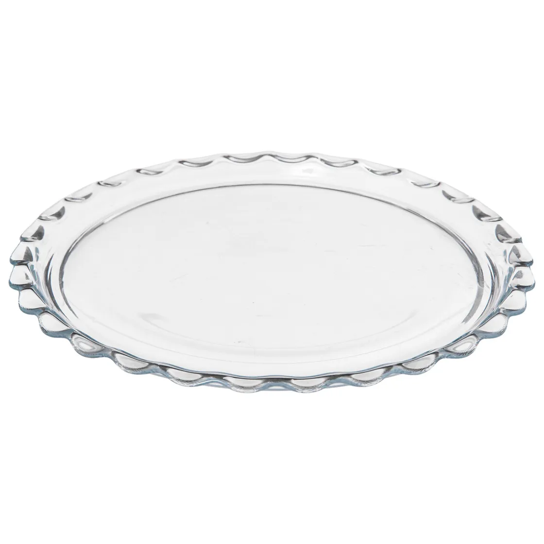Platos Para Tartas, Tartas Y Bombones>Plato De Tarta Vidrio C/Tapa 27Cm
