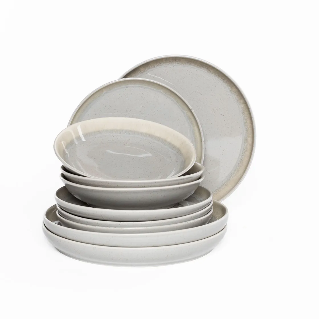 atmosphera Platos>Plato hondo ANITA verde de cerámica 20cm