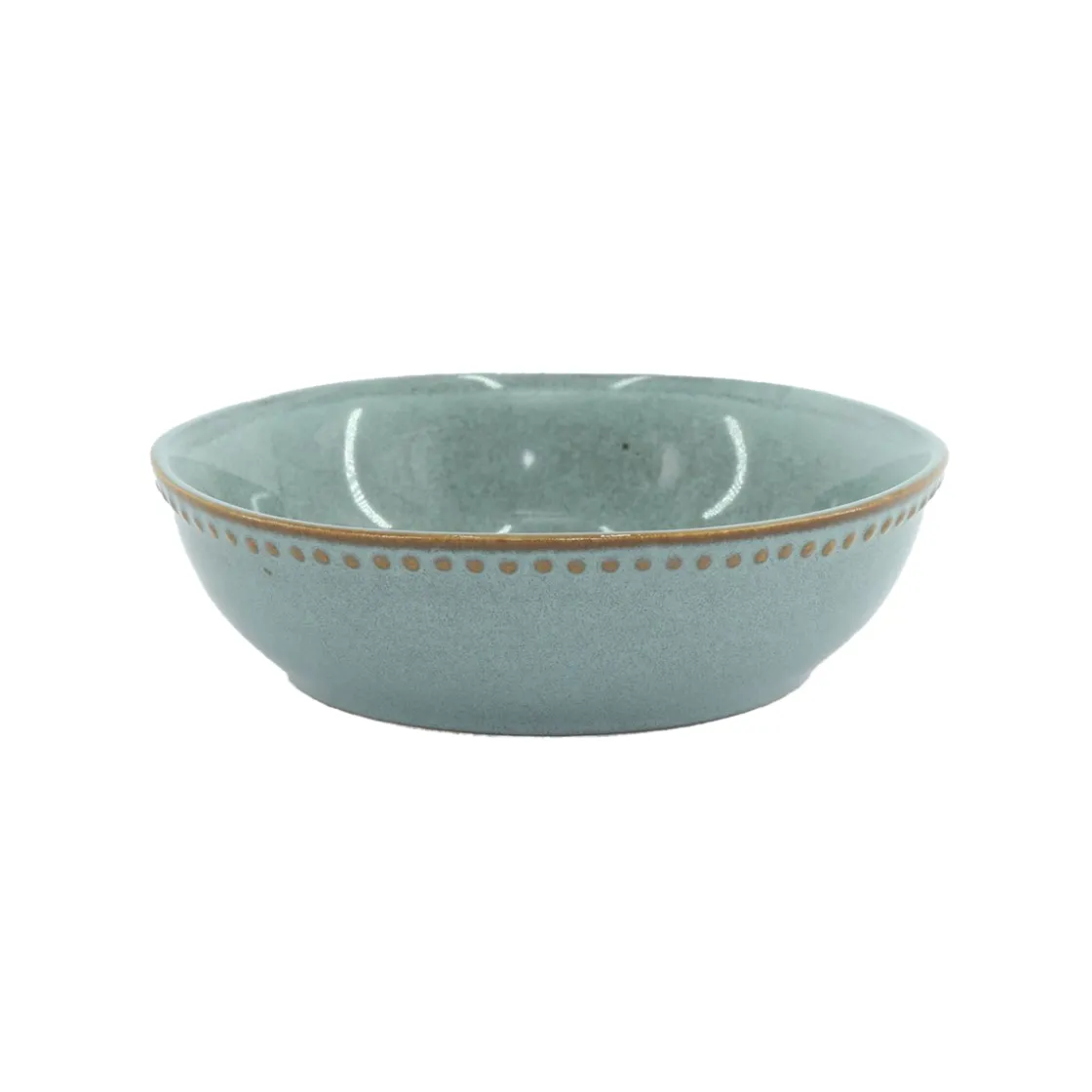 secret d'gourmet Platos>Plato Hondo Capri Azul De Cerámica 17cm