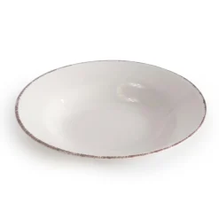Platos>Plato Hondo Sauvage Blanco de Gres