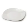 Platos>Plato Llano Blanco Cuadrado de Cerámica