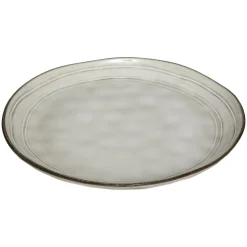 secret d'gourmet Platos>Plato llano FLOWER gris 26cm
