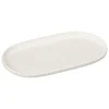 Platos>Plato Ovalado Nora Blanco De Porcelana 18x30cm