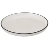 Platos>Plato Postre Alix Blanco de Porcelana 20cm