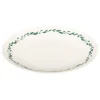 atmosphera Platos>Plato postre LAURIER blanco de porcelana 19cm