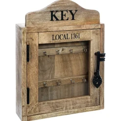 atmosphera Accesorios>Porta Llaves De Madera Decorado 30x40Cm