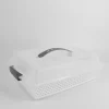 Moldes Y Otros Utensilios De Cocina>Porta Tartas Rectangular Gris
