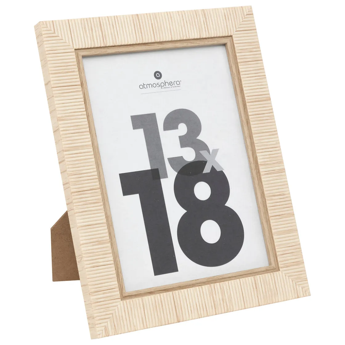 atmosphera Marcos Y Fotos>Portarretrato Thea Beige De MDF 13x18cm