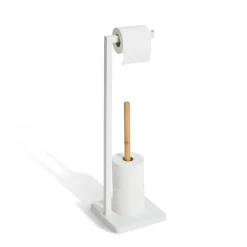 5five Accesorios De Lavabo>Portarrollos wc bambú NATUREO blanco