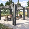 hespéride Pérgolas>Pérgola BELIZE gris grafito 6x3,6m