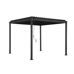 hespéride Pérgolas>Pérgola HOKIA gris graphite 3x3m
