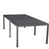 hespéride Pérgolas>Pérgola ÉVORA gris graphite 3,6x6m