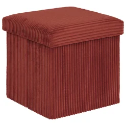 atmosphera Puff Y Banquitos|Estilo Contemporaneo>Puf con almacenaje terracota