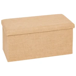 5five Puff Y Banquitos>Puf doble MIXMODUL efecto yute de mdf 38x76cm
