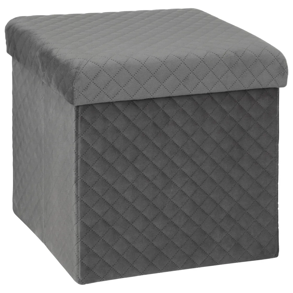 5five Puff Y Banquitos>Puf MIXMODUL de terciopelo gris 31x31Cm