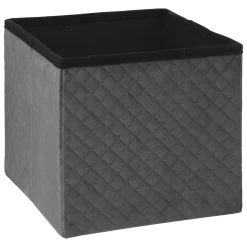 5five Puff Y Banquitos>Puf MIXMODUL de terciopelo gris 31x31Cm