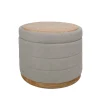 hôma Puff Y Banquitos|Estilo Contemporaneo>Puf/mesa BATH gris 44x56cm