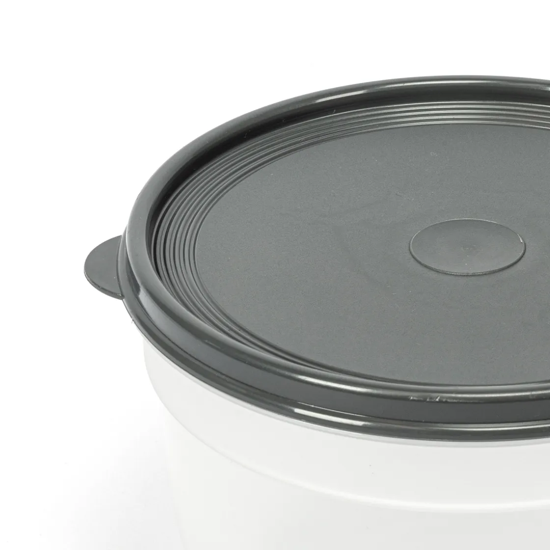 Tapas Y Cubiertas>Recipiente Plast. Red. Tapa Gris 2.4L