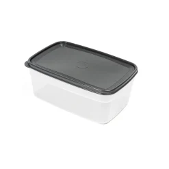 Tapas Y Cubiertas>Recipiente Rectangular Gris 4.5L