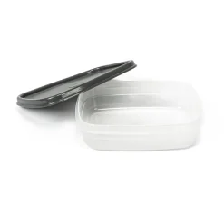 Tapas Y Cubiertas>Recipiente Rectangular Gris 0.8L