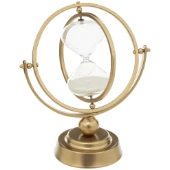 atmosphera Accesorios|Estilo Contemporaneo>Reloj De Arena Con Soporte 21x11x25Cm