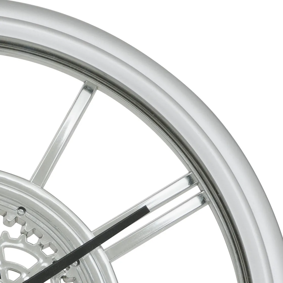 atmosphera Relojes>Reloj de pared RICKY plateado