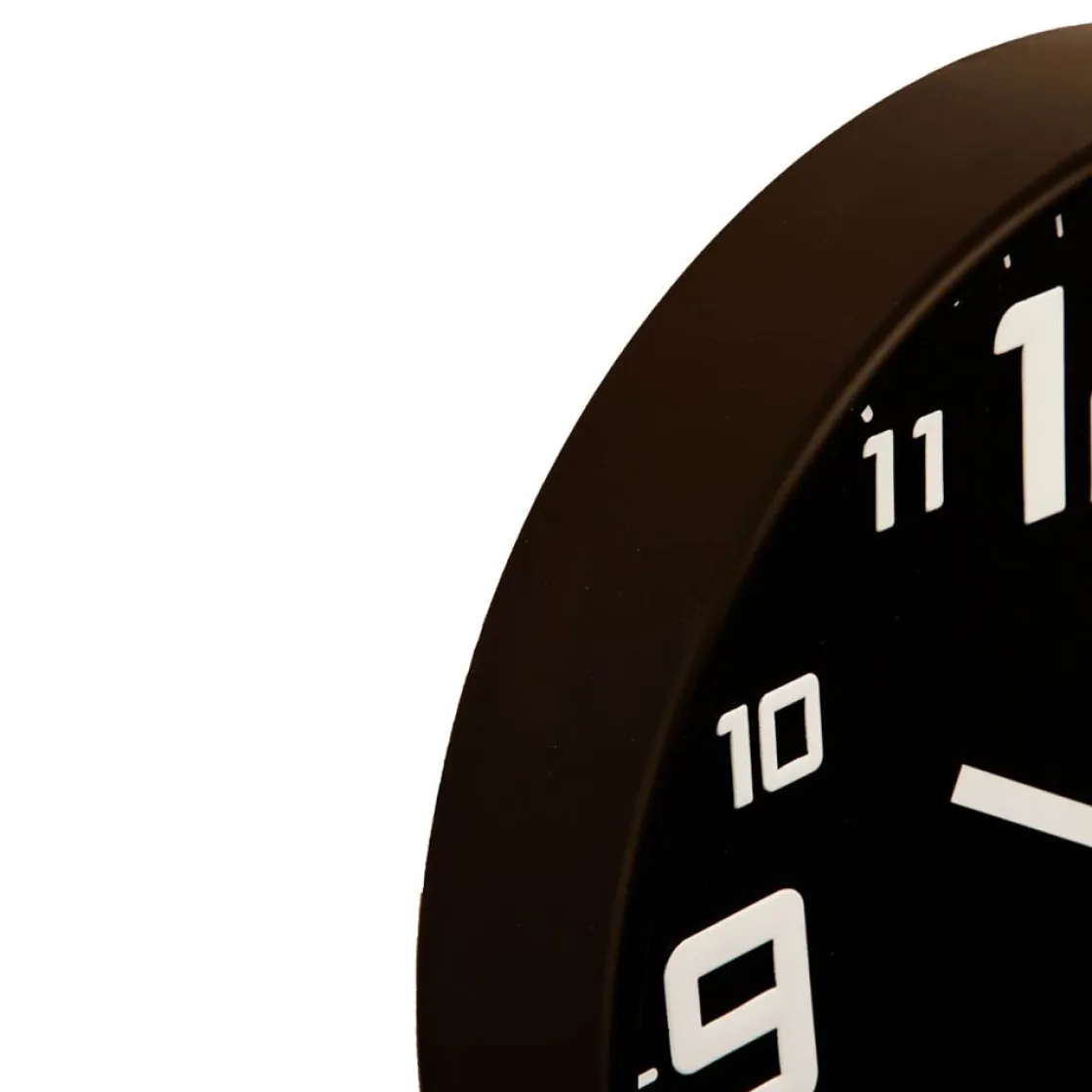 atmosphera Relojes>Reloj Pared Negro De Plástico 30Cm
