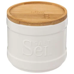 5five Cajas Y Frascos>Salero Natureo Blanco 10.7x10Cm