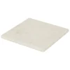 atmosphera Placas Calefactoras Y Tablas De Cortar>Salvamantel blanco de mármol 19x19cm