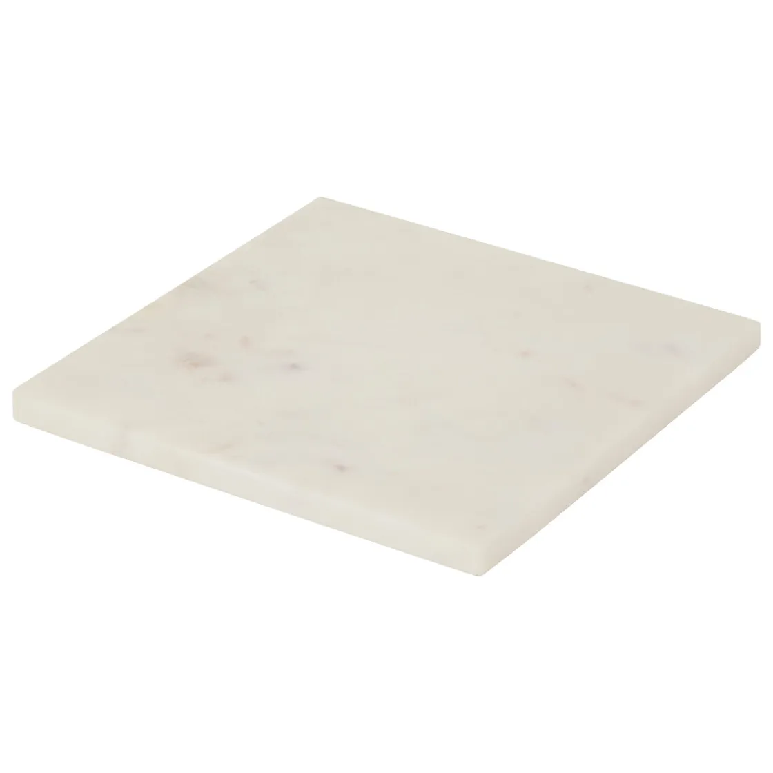 atmosphera Placas Calefactoras Y Tablas De Cortar>Salvamantel blanco de mármol 19x19cm