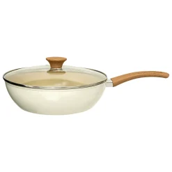 5five Sartenes, Parrillas Y Woks>Sartén con tapa HARMONY de aluminio reciclado