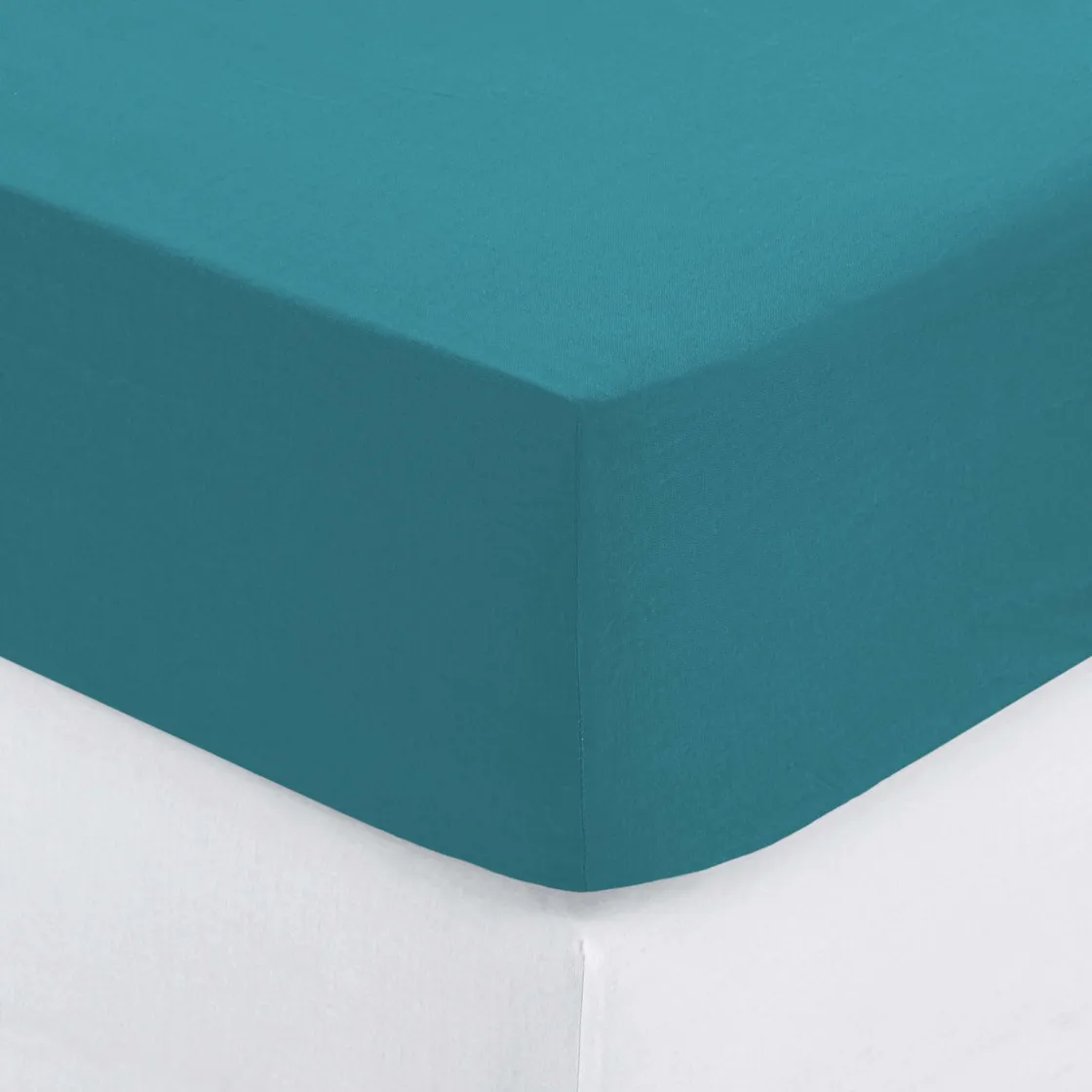 atmosphera Sábanas Y Protectores>Sábana bajera ajustable azul 160x200cm
