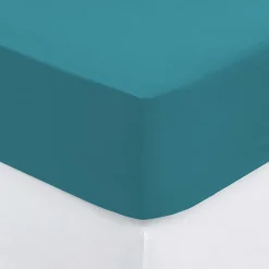 atmosphera Sábanas Y Protectores>Sábana bajera ajustable azul 90x190cm