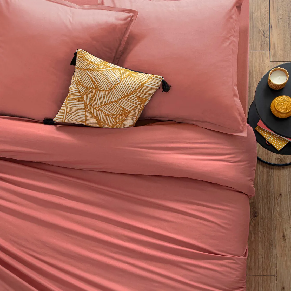 atmosphera Sábanas Y Protectores>Sábana Bajera Ajustable Blush 160x200Cm