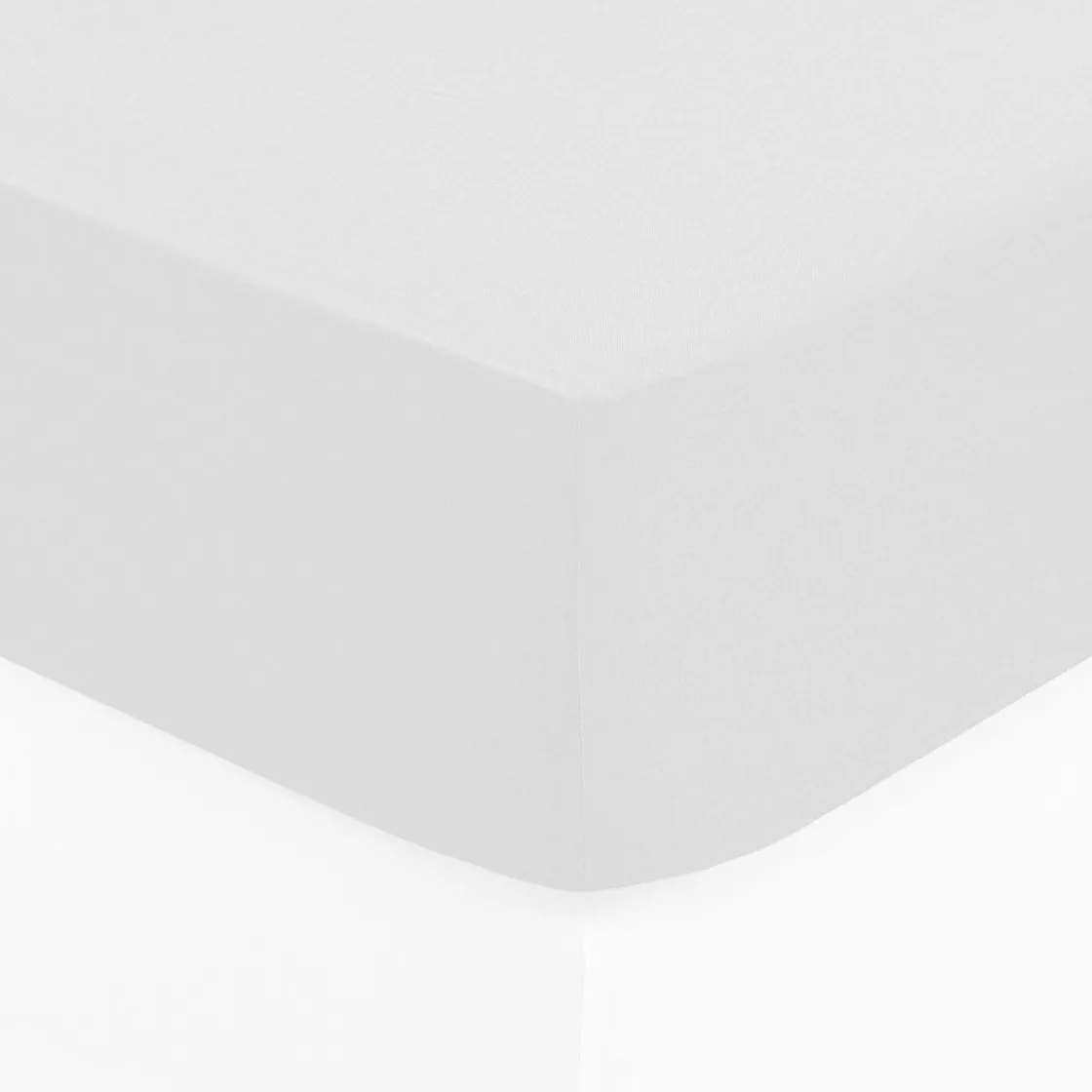 atmosphera Sábanas Y Protectores>Sábana bajera ajustable blanca 140x190cm