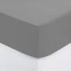 atmosphera Sábanas Y Protectores>Sábana bajera ajustable gris 160x200cm