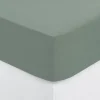 atmosphera Sábanas Y Protectores>Sábana bajera ajustable verde 140x190cm