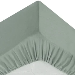 atmosphera Sábanas Y Protectores>Sábana bajera ajustable verde 140x190cm