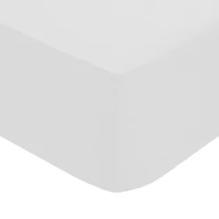 atmosphera Sábanas Y Protectores>Sábana bajera blanco ajustable de algodón percal