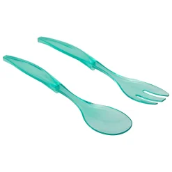 5five Utensilios Para Servir>Set 2 cubiertos de ensalada SQUARE azul claro