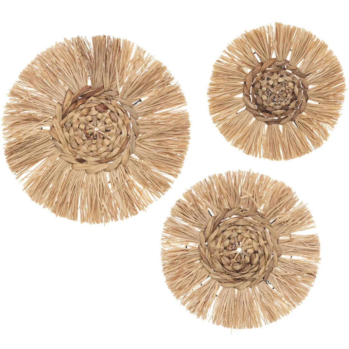 atmosphera Lienzos Y Cuadros Decorativos|Estilo Étnico>Set 3 Bases Decorativas 25x/30/36Cm