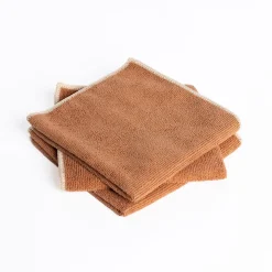 Fregonas Y Paños>Set 3 bayas microfibra terracota 34x34cm