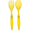 secret d'gourmet Utensilios Para Servir>Set 2 Cubiertos P/Ensalada Amarillos