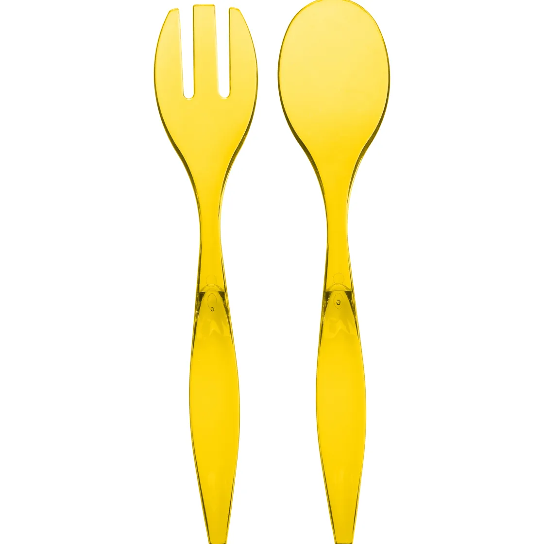 secret d'gourmet Utensilios Para Servir>Set 2 Cubiertos P/Ensalada Amarillos