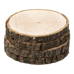 secret d'gourmet Accesorios De Bar>Set 4 Posavasos De Madera 10Cm