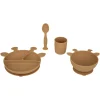 atmosphera4kids Accesorios Decorativos>Set 4 Pzas Vajilla De Silicona Jirafa